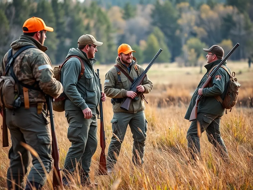 A photograph showing ACCAEC members conducting a wildlife survey in the local area, using binoculars and GPS devices.